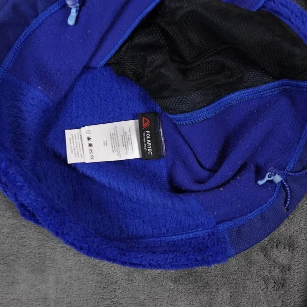 Mountain Hardwear Jacket Womens Extra Small Blue Royal Sherpa Polartec Hike Camp